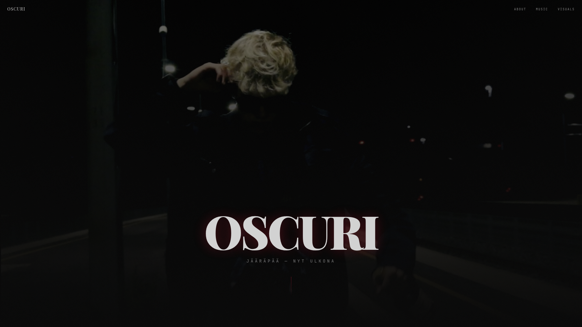 Oscuri — Verkkosivut
